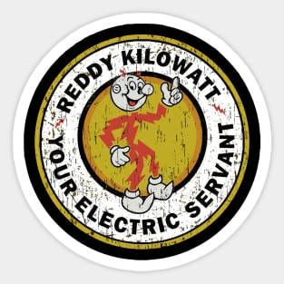 reddy elcetricity will kill you Sticker